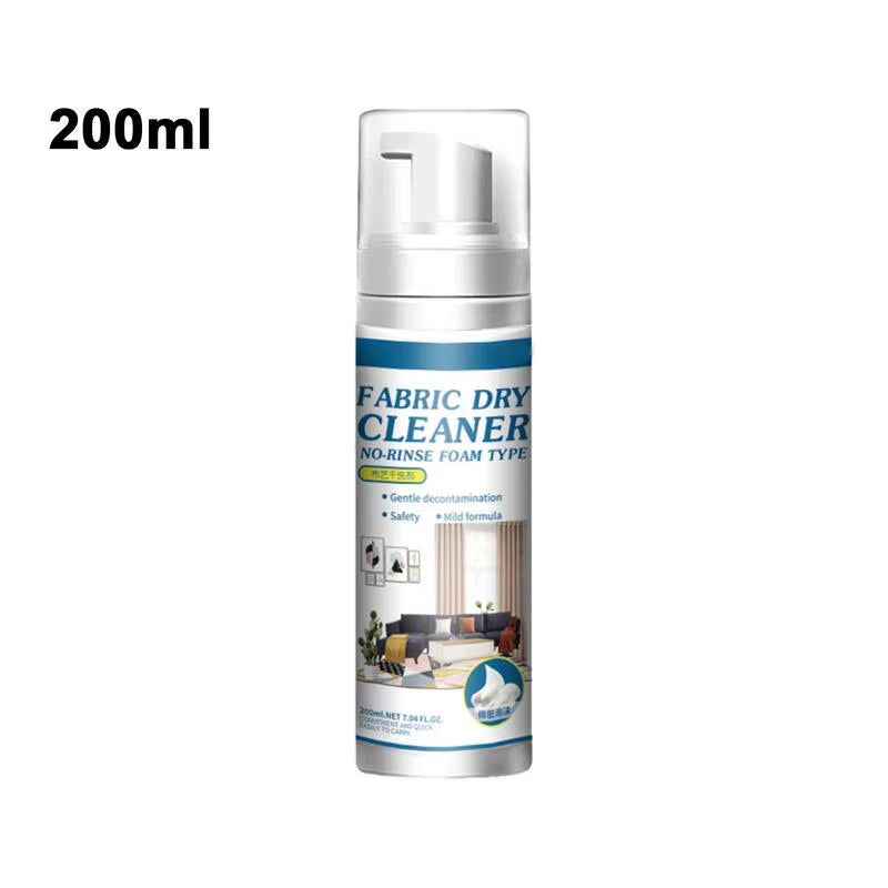 Sofa Cleaner Spray Foam All Purpose Upholstery Dirt Stain Remover 200Ml Household Multifunctional Cleaning Foam for Curtains